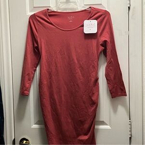 New With Tags 3/4 Sleeve Isabel Maternity By Ingred And Isabel Bodycon Dress Med